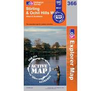 Stirling and Ochil Hills West: No. 366 (OS Explorer Map Active)
