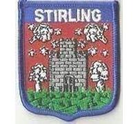 STIRLING CASTLE SCOTLAND CREST FLAG WORLD EMBROIDERED PATCH BADGE