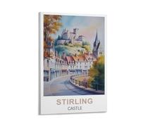 Stirling Castle Scotland Vintage Travel Posters 12x18inch(30x45cm) Print Home Bedroom Office Living Room Decor Canvas