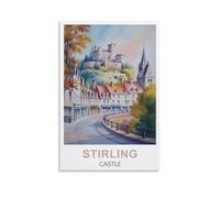 Stirling Castle Scotland Vintage Travel Posters 12x18inch(30x45cm) Print Home Bedroom Office Living Room Decor Canvas