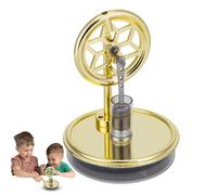 Stirling Engine: External Combustion Engine, Heat Powered Engine | Educational Science Kits, Low Temperature Electricity Generator Model, Adult Desk Decor