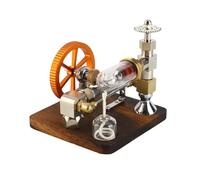 Stirling Engine Free Piston Adjustable Speed Educational Electricity Generator for Mechanical Learning