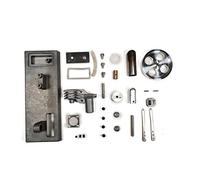 Stirling Engine Generator Motor Kit Custom γ-Type Engine Kit with Flywheel for Adults to Build DIY Gift for Engineering Desktop Display Adult Enthusiasts 16+