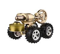 Stirling Engine Kit Electricity Generator Hot Air Motor Model Physical with Flywheel Design Science Experiment DIY Education Toy for Teacher Adults Kids School Office Decor