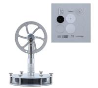 Stirling Engine Model Kit That Works, DIY Single Link Structure Magnetic Connection Low Temperature Stirling Engine, Science Experiment & Physics Educational Kit for Adults