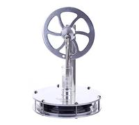 Stirling Engine Model Kit That Works, DIY Single Link Structure Magnetic Connection Low Temperature Stirling Engine, Science Experiment & Physics Educational Kit for Adults