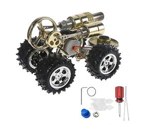 Stirling Engine Motor Model Heat Education Toy Kid Discovery Alternator Physical Enlightenment Engine Car Model Kit