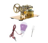 Stirling Engine Motor Model Heat Education Toy Kid Discovery Alternator Physical Enlightenment Motor Model For Kids Adults
