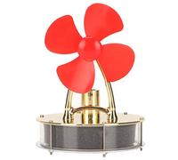 Stirling Engine Motor Toy Zinc Alloy & Stainless Steel Model Red - Low Noise, Smoother Operation for Educational Science Projects & Gifts