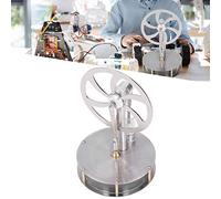 Stirling Engine with Durable Stainless Steel Build, Small Engine as Physical Demo, Educational Science Model for Kids Learning and Classroom Physics Use