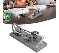 Stirling Engine with premium Zinc Alloy Material, Model Engine as fun DIY Assembly Set, Educational Physical Toy for Hobby Adults and Curious Kids