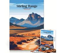 Stirling Range National Park Australia Jigsaw for Teenagers1000 Pieces Brain Exercise Soothing Downtime Precision Cut Festive Gift (50x75cm)