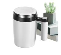 Stirrer Mug - Automatic Magnetic Electric Stainless Steel Mixing Cup | Coffee Cup with Stirrer | Magnetic Mixing Coffee Cup Electric Coffee Cup | Coffee Cup Portable Coffee Cup