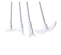 Stirrer Shaft 1PC Lab 250mm- 500mm Foldable Stirring Paddle PTFE Stir Bar for School Experiment(350mmx65mm paddle)
