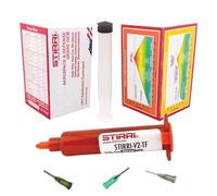 STIRRI-V2-TF No-clean Soldering Flux (ROL0) - 10g syringe kit - Advanced Tacky Paste Flux with Syringe Applicator - MT Tacky Flux for Mid-Temp/Mid-Range SMD Assemblies, (B0CR837DJQ)