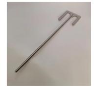 stirring blade， 1pc 304 Stainless Steel E-type Stirrer Paddle 40-120mm Blade 300-500mm Rod For Lab(90x8x400mm)