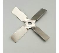 stirring blade， 1pcs 304 Stainless Steel,Stirring Press Down The Material Cross Paddle,for Laboratory Mixer(80mm)