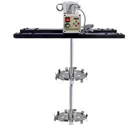 Stirring Capacity Paint Stirrer 2100W - Electric IBC Paint Mixer, Variable Speed 200-3000 RPM, Forward/Reverse, Stretchable Stand, Perfect for IBC Tote Mixer and Industrial Liquids(C)