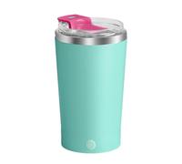 Stirring Cup with Lid - Automatic Electric Mixing Cup | Refillable Travel Reclusion with Detachable Base for Hot Chocolate Tea Protein Protein Shake Milk or Drink