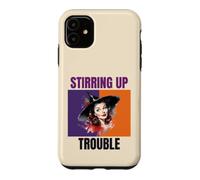 Stirring Up Trouble Vintage Witch Pinup Art Case for iPhone 11