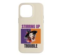 Stirring Up Trouble Vintage Witch Pinup Art Case for iPhone 14 Pro Max