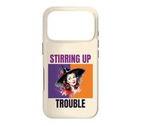 Stirring Up Trouble Vintage Witch Pinup Art Case for iPhone 17 Pro