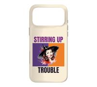 Stirring Up Trouble Vintage Witch Pinup Art Case for iPhone 17 Pro Max