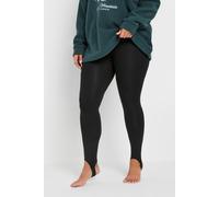 Yours - Curve Stretch Stirrup Leggings - Women's - Plus Size Curve Black