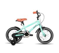 STITCH 14 Inch Kids Bike for 3-5 Ages Boys, 14" Wheels Bike for Boys With Stabilisers, Bike for 3 year old,Green…