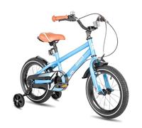 STITCH 16 inch kids bike for 4-7 boys & girls,16 inch wheels bike with Bell and Stabilisers,Blue