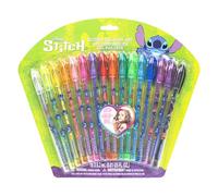 Stitch 16 Piece Glitter Pen Body Art Set, Glittery and Bright Colors, Ages 3+, By Townley Girl