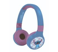 Stitch 2 in 1 Bluetooth and Wired Foldable Headphones With Kids Safe Volume