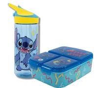 Stitch 2 Piece Lunch Set in Blue Stitch Blue