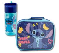 Stitch 2 Piece Packed Lunch Set in Blue Stitch Blue