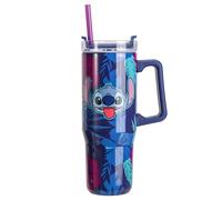 Stitch 940mL Double Walled Vacuum Insulated Tumbler with straw & Handle
