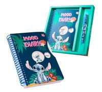 Stitch A5 Notebook & Pen Set - Blue
