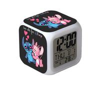 Stitch Alarm Clock Led Night Light Style A57