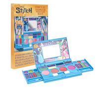 Stitch All-in-One Kids Cosmetic Compact Set Lip Gloss, Eye Shimmer, Cheek Shimmer, Beauty Set for Girls, Tweens, Ages 3+ by Townley Girl
