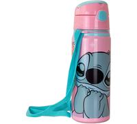 Stitch Aluminium Bottle With Strap 600ml