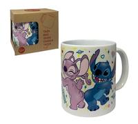 Stitch and Angel Disney Ceramic Mug Model Mug Sublimation Print Breakfast Bowl 11oz for Kids