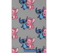 Stitch And Angel Journal: 110 Pages, In Lines, 6 x 9 Inches, Glossy Cover, Notebook