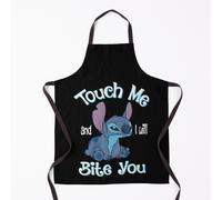 Stitch And LiloStitch Touch Me And I Will Bite You Grill Aprons for Kitchen BBQ Chef