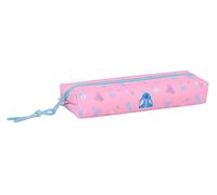 STITCH BRIGHT - Rectangular Children's Pencil Case, Children's Pencil Case, Ideal for School Age Children, Comfortable and Versatile, Quality and Resistance, 22 x 7 x 40 cm