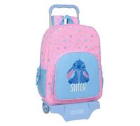 STITCH BRIGHT - School Backpack with Trolley Safta 905, Ideal for Children of Different Ages, Comfortable and Versatile, Quality and Resistance, 33 x 14 x 42 cm