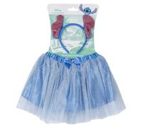 STITCH Blue 2-Piece Beauty Accessory Set, Multicolor, Standard for Girls, multicoloured, Estándar