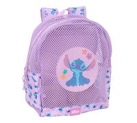 STITCH - Children's Beach Backpack, Anti Sand, with Handles, Easy Cleaning, Ideal for Children of Different Ages, Comfortable and Versatile, 32 x 12 x 38 cm, lilac, M, Casual