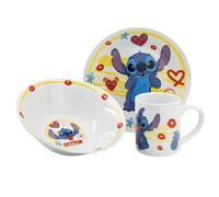 Stitch Kids Ceramic Plate Bowl Mug Dinnerware Set in Gift Box
