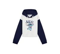 Stitch Cropped Over The Head Hoodie Disney Multi 13-14 Years