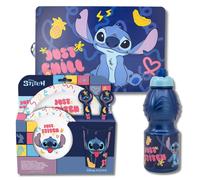 Stitch Dinner Set With Mat in Blue Stitch Blue