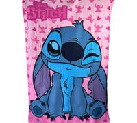 Stitch Fleece Throw Blanket for Children - 100x140cm - Soft & Cosy Polyester Kids Blanket - Winter Bedding & Travel Accessory